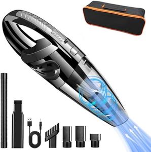 Handheld Vacuum Cordless, IGGDOQI Wet and Dry Dual-Purpose Vacuum Cleaner Featuring a Washable and Reusable Filter, High-Power Mini Car Vacuum Cleaner Suitable for Pet, Keyboard, Car, Office, Home