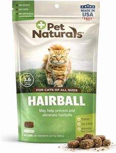 Pet Naturals Hairball Soft Chews for Cats, Omegas & Biotin for Skin Health, No Wheat or Corn, Vet Formulated, Value Size, Chicken, 160 Count