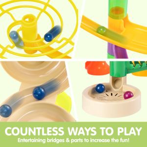 JOYIN Glowing Marble Run Set – 236-Piece STEM Toy for Kids