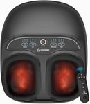 COMFIER Shiatsu Foot Massager with Heat,&Knead,Compression,Vibration,Pause Function,Electric Feet Massager Machine for Plantar Fasciitis Neuropathy,Remote Control,Gifts for Women,Men