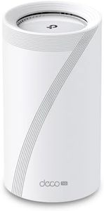 TP-Link Deco BE9300 5G Whole Home Mesh Wi-Fi 7 System, Tri-Band, Wired/Wireless, Seamless AI Roaming, 320MHz, HomeShield Security, Starlink, Gaming & Streaming, Smart Home (Deco BE65-5G(1-Pack))