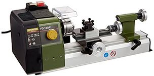 Proxxon Fine Lathe FD 150/E, Precise Lathe with 2-Stage Belt Drive, Speed Control, Spindle Speeds up to 5,000/min, Item No. 24150