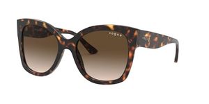 Vogue Eyewear Women Gradient Brown Lens Pillow Sunglasses - 0VO5338S