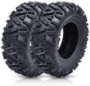 Set of 2 New WHIZMIA ATV UTV All-Terrain Tires 26x11-12, 6 PR Tubeless, Bias Tire