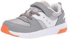 Saucony Kids Boys Jazz Lite 2.0 Running Shoe, Grey, 6 M US