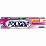 Super PoliGrip Denture Adhesive Cream, Zinc Free Original, 2 pk 2.4 oz (Pack of 2)