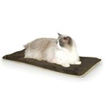 K&H Manufacturing Thermo-Kitty Mat 12.5-Inch x 25-Inch, 6-Watts, Mocha