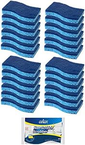 CELOX 24 Pack Non-Scratch Dish Sponge, Dual Sided Kitchen Sponges for Dishes, Long Lasting Dishwashing Household Cleaning Sponges for Kitchen, Easy to Dry and Reusable