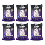 Kipenzi Bentonite Cat Litter- Smart White Bentonite Cat Litter | All-Natural Formula | Controls Odor| Easy Scooping Clumps | 99% Dust Free | Unscented 30 Kgs (6 Packs of 5 kgs)