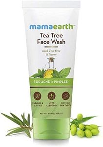 Mamaearth Tea Tree Natural Face Wash for Acne & Pimples Wash 100 ml - For Normal & Dry Skin