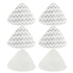 Steam Mop Pads Compatible with Bissell PowerEdge and PowerForce Lift Off 2-in-1 Series 2078 20781 2165 20781 2814C Steam Mop Cleaner Replacement Mop Cloth (2 Soft + 4 Scrubby)