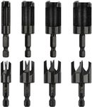 Rocaris 8 Pack Wood Plug Cutter Dri