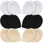 Bra Pads Bikini Pad Bra Inserts,Sport Push-up Pad Triangle Breathable for Women's Sports Cups (6 Pairs 3colors A/B)