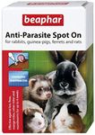 Beaphar 2 X Rabbit & Guinea Pig Anti-Parasite Spot On 4 Tubes