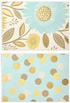 Hallmark Notecards (Flowers and Dots, 50 Cards and Envelopes)