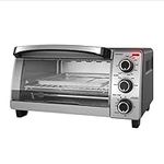 BLACK + DECKER 4 Slice Natural Convection Toaster Oven Stainless Steel, TO1755SBC