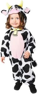 amscan 9916827 Childs Cow All In One Jumpsuit Fancy Dress Costume (Age 2-3 Years)