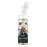 Bugalugs Dog Paw Cleaner No Rinse Foam Cat & Dog shampoo with Silicone Brush Head, waterless grooming products. Travel friendly paw cleaner for dogs defeat muddy paws on the go (Oatmeal)