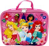 Ruz Disney/Marvel Licensed Kids Insulated Lunch Box (Princess-Pink)