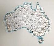 Australia Map Car Sticker Decal 500