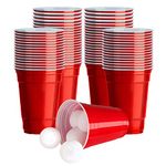 Lalantopparties Beer Pong Glasses (Set of 50) - RED