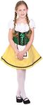 RG Costumes Bavarian Girl Costume, Green/Yellow/White, Large