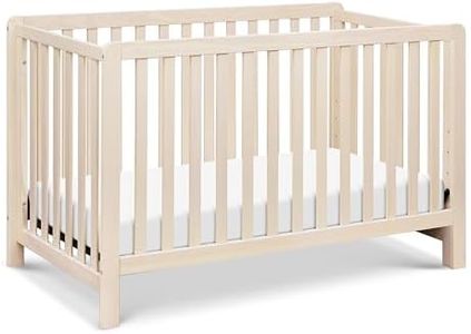 Carter’s by Davinci Colby 4-in-1 Convertible Crib - GREENGUARD Gold Certified Convertible Baby Crib to Toddler Bed, Daybed, Full-Size Bed - Wooden Baby Bed w/Four Adjustable Heights - Washed Natural