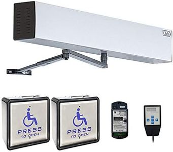 Olideauto Automatic Swing Door,ADA Door Opener AC110V Low Energy for Commercial Door with 2pcs Wireless Handicapped Push Switches
