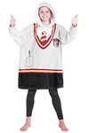 Harry Potter Oversized Blanket Hoodie for Kids and Teens (Grey)