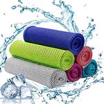 6 Pack Cooling Towels, Cooling Neck Wrap, Instant Cooling Quick Dry Towel Ice Towel Microfiber Towel Soft Breathable Chilly Towel for Neck and Face Sports Gym Yoga Camping Running Fitness Workout