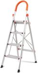 HORUSDY 4 Step Ladder Folding Alumi