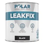 Polar Leak Seal Paint - 500ml, Black - Waterproof Roof Sealant for Leaks & Cracks - Seals and Protects Roofs, Gutters, & Drainpipes from UV Damage - Easy One Coat Application