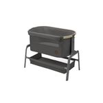 Maxi-Cosi Iora Co-Sleeper Bedside Crib, Adjustable 5 Height Settings, 4 Incline Positions, Slide Function, Comfortable Mattress, Storage Basket, Foldable Travel-Friendly, Birth - 6 Months, Graphite