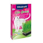 Vitakraft Cat Grass Seed Kit Wheatgrass for Pet, Grow Indoor Treat in Tray 120 Gram (Pack of 6)