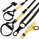 TRX All-in-One Suspension Training System, For Weight Training, Cardio, Cross-Training & Resistance Training, Full-Body Workout for Home, Travel & Outdoors, Includes Indoor & Outdoor Anchors