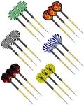 CIKKUE Steel Tip Darts, 18 Pack Pre