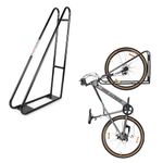 Grandbiker Wall Mount Bike Rack Vertical Bicycle Hanger with Easy and Secure Storage for Space Saving in Garage and congested Areas