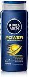 NIVEA MEN Power Fresh Shower Gel (400ml, Pack of 6), Moisturising Body Wash with Aloe Vera, All-in-1 Shower Gel for Men, Energising NIVEA MEN Shower Gel