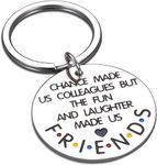 Keychain Colleague Gifts for Birthday Christmas Friends TV Show Appreciation Gift for Women Men Boss Friends Retirement Gift for Friends Female Male