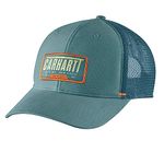 Carhartt Mens Canvas Mesh Back Graphic Cap