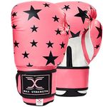 MAXSTRENGTH Boxing Gloves for Training & Muay Thai | Mitts for Sparring, Kickboxing, Fighting | Great for Heavy Punch Bag, Grappling Dummy Double End Speed Ball & Focus Pads