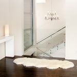 NATURAL 100% New Zealand Sheepskin Double, Aprox 2' x 6'