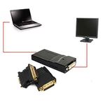 LipiWorld® USB 2.0 UGA Multi Display Adapter USB 2.0 UGA to VGA DVI HDMI Graphics Converter, Support Upto 1920 * 1080