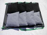 Cornhole Bags x8 (Grey and Black)