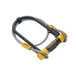 OnGuard Bulldog DT U-Lock with 4-Inch Cinch Loop Cable (Black, 4.53 X 9.06-Inch)