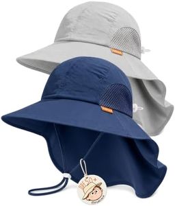 FURTALK Toddler Kids Sun Hat UPF 50+ Sun Protective Bucket Hat for Baby Summer Beach Hats