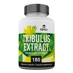 EBYSU Tribulus Terrestris Extract Supplement – 500 mg – Traditionally Used in Ayurveda - 180 Capsules for Men and Women