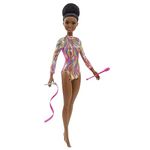 Barbie Rhythmic Gymnast Barbie Brunette Doll (12-in/30.40-cm), Leotard & Accessories