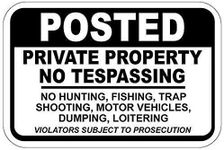 New Warning Plaque Wall Decor Poste