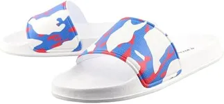 Vizari Men's 'Camo SS' Soccer Slide Sandals For Adults and Teens (White, 10)